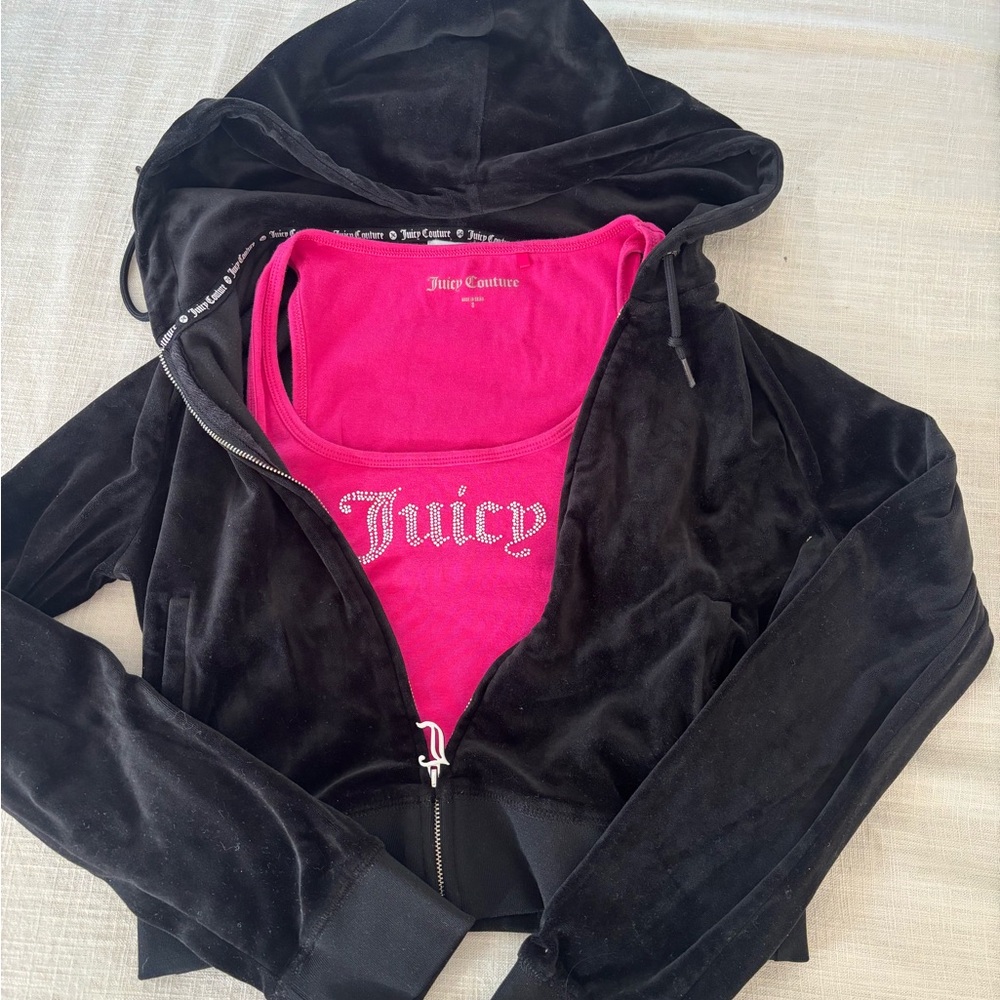 Juicy Couture Velour Jacket and Tank Top